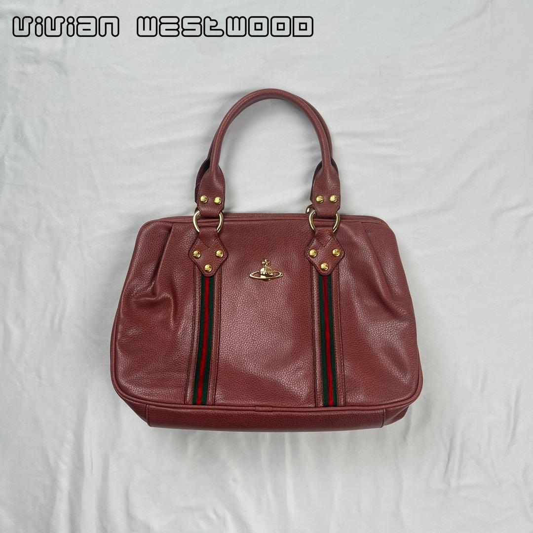 バッグ Vivienne Westwood leather boston bag