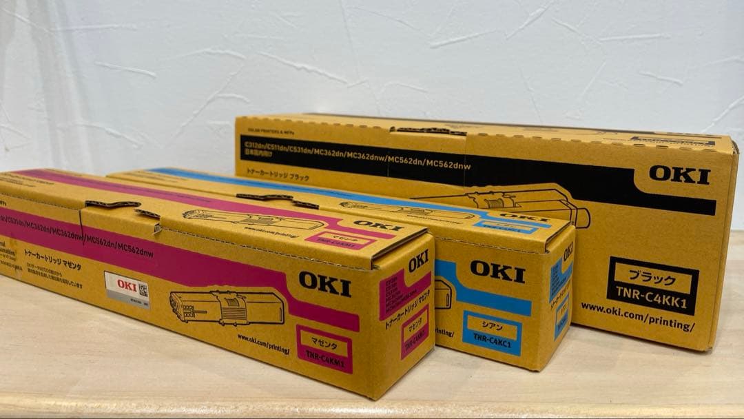 OKI 純正 トナーカートリッジセット TNR-C4K - メルカリ