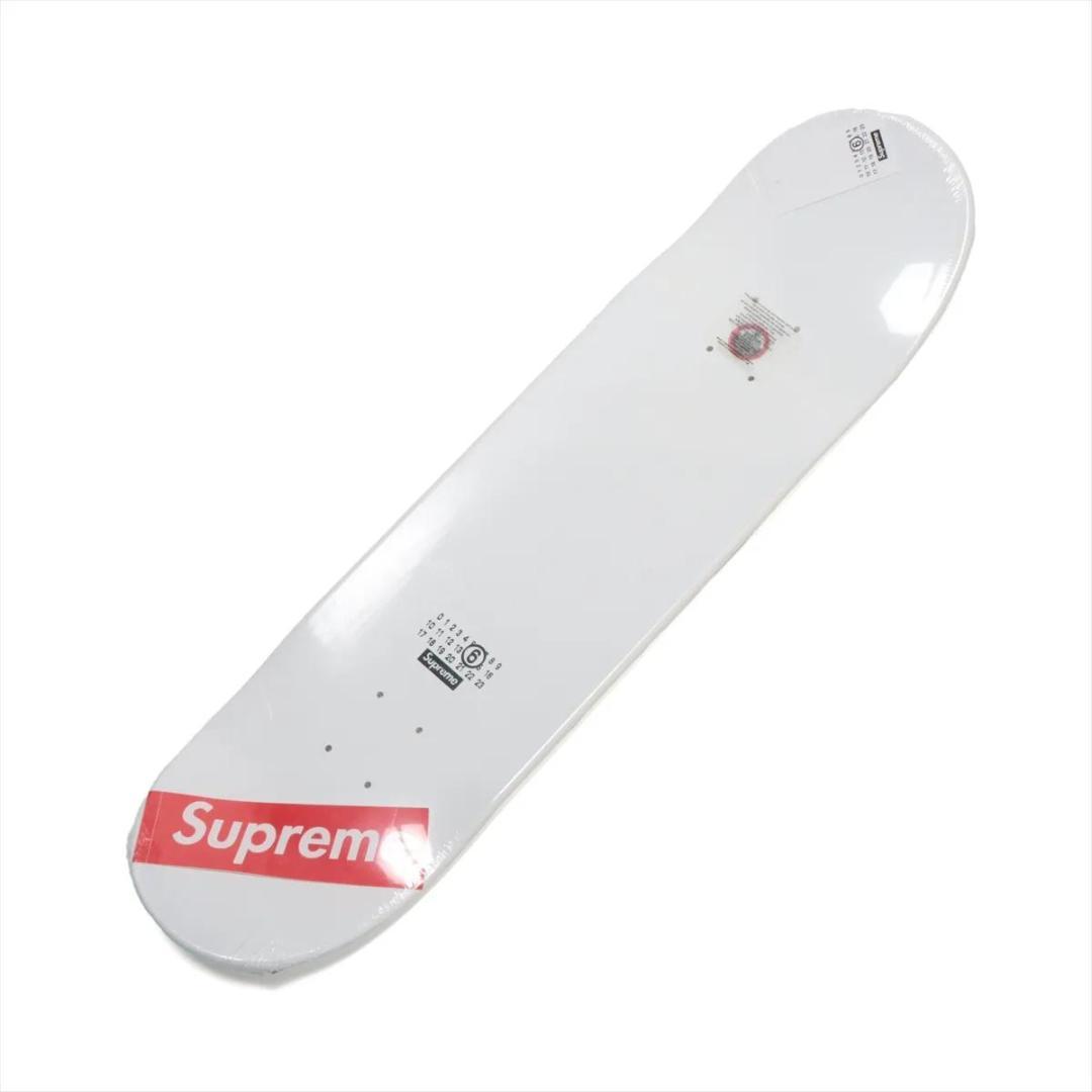 シュプリーム × MM6メゾンマルジェラ ナンバー ロゴ スケートボード ウッド SS24 Supreme MM6 Maison Margiela Skateboard スケートボード