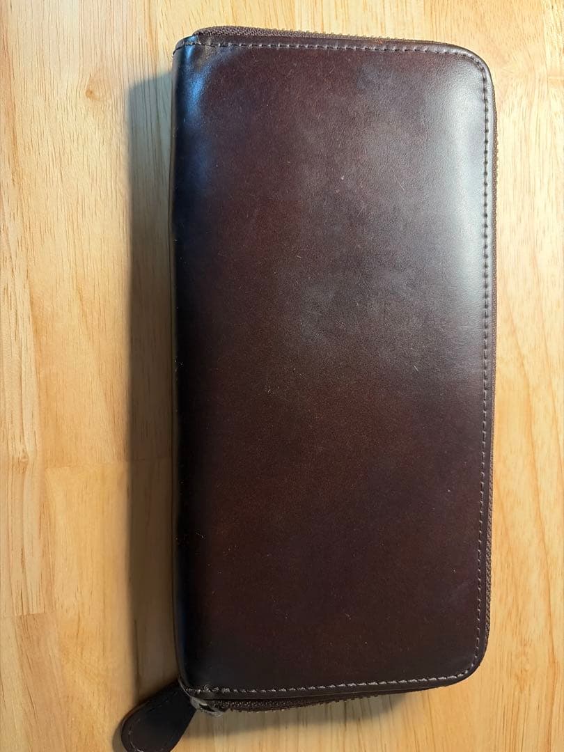 GANZO ガンゾ コードバン ラウンドファスナー 長財布 ダークブラウン GANZO CORDOVAN2 ガンゾ コードバン2 ラウンドファスナー 長財布 57340