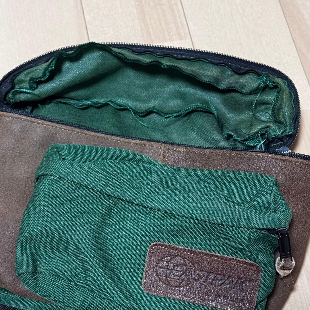 EASTPAK USA製 ウエストポーチ レザー 90's ウエストバッグ