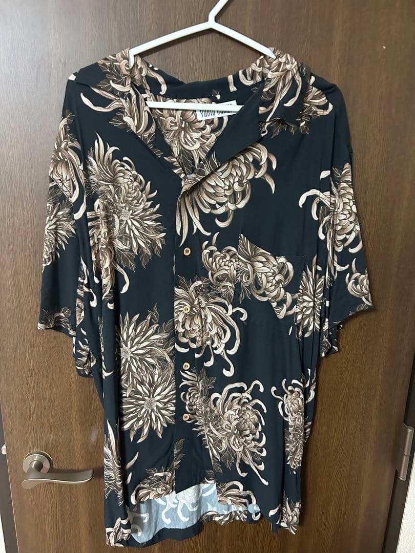 k*様 信州まなぶ×YUKIO OGAWA 菊総柄シャツ