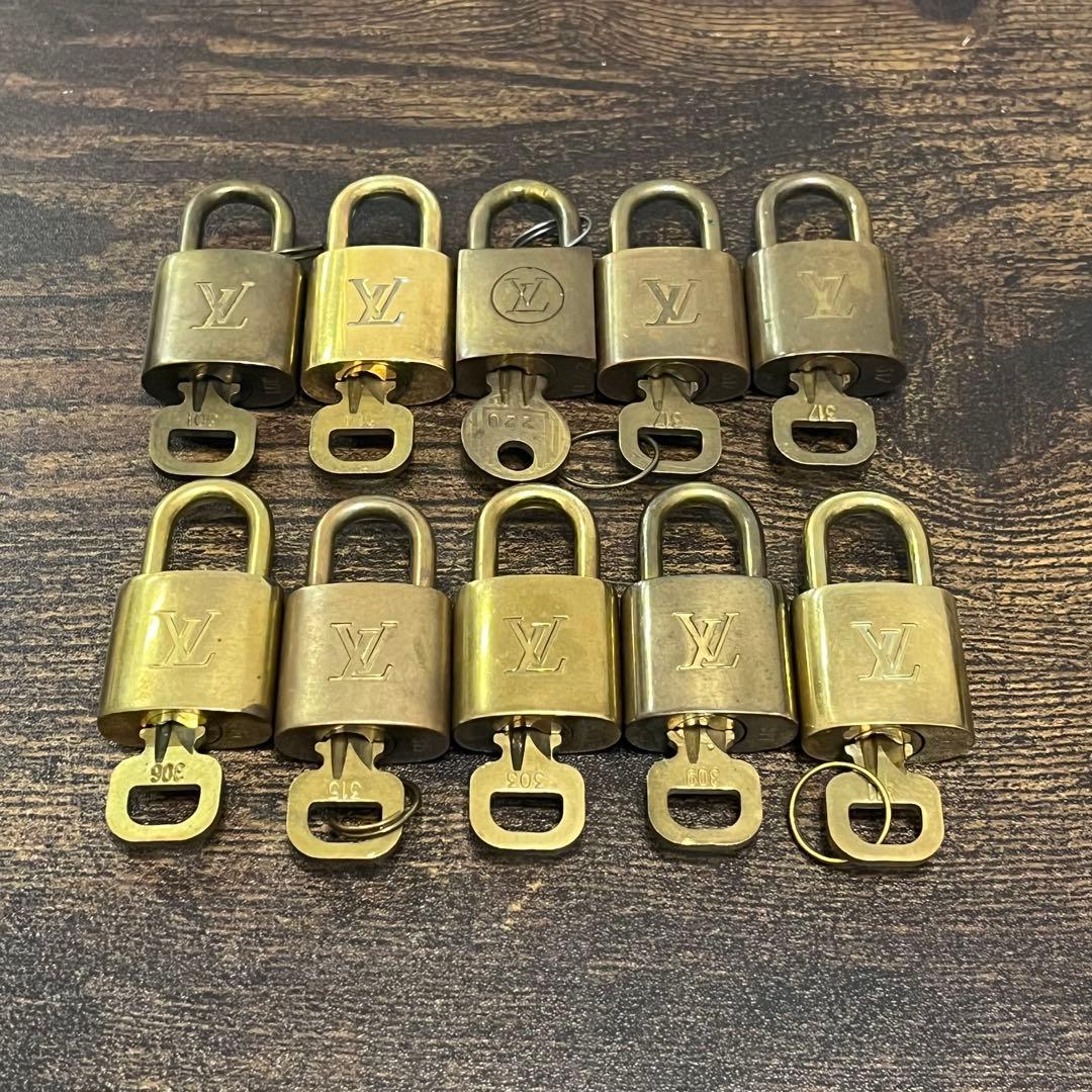 【鍵付き！即日発送！】ルイヴィトン カデナ 南京錠 パドロック 10点まとめ