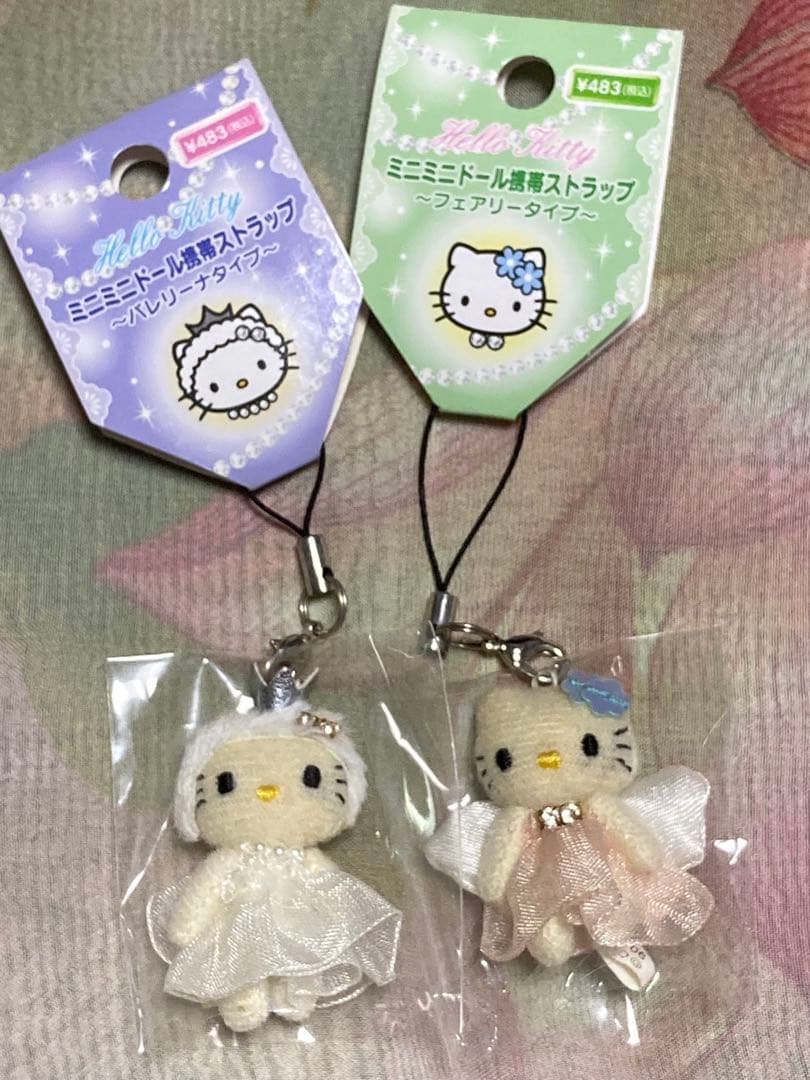 日*4様 《新品・未開封》キティ ミニミニドール携帯ストラップ バレリーナ フェ