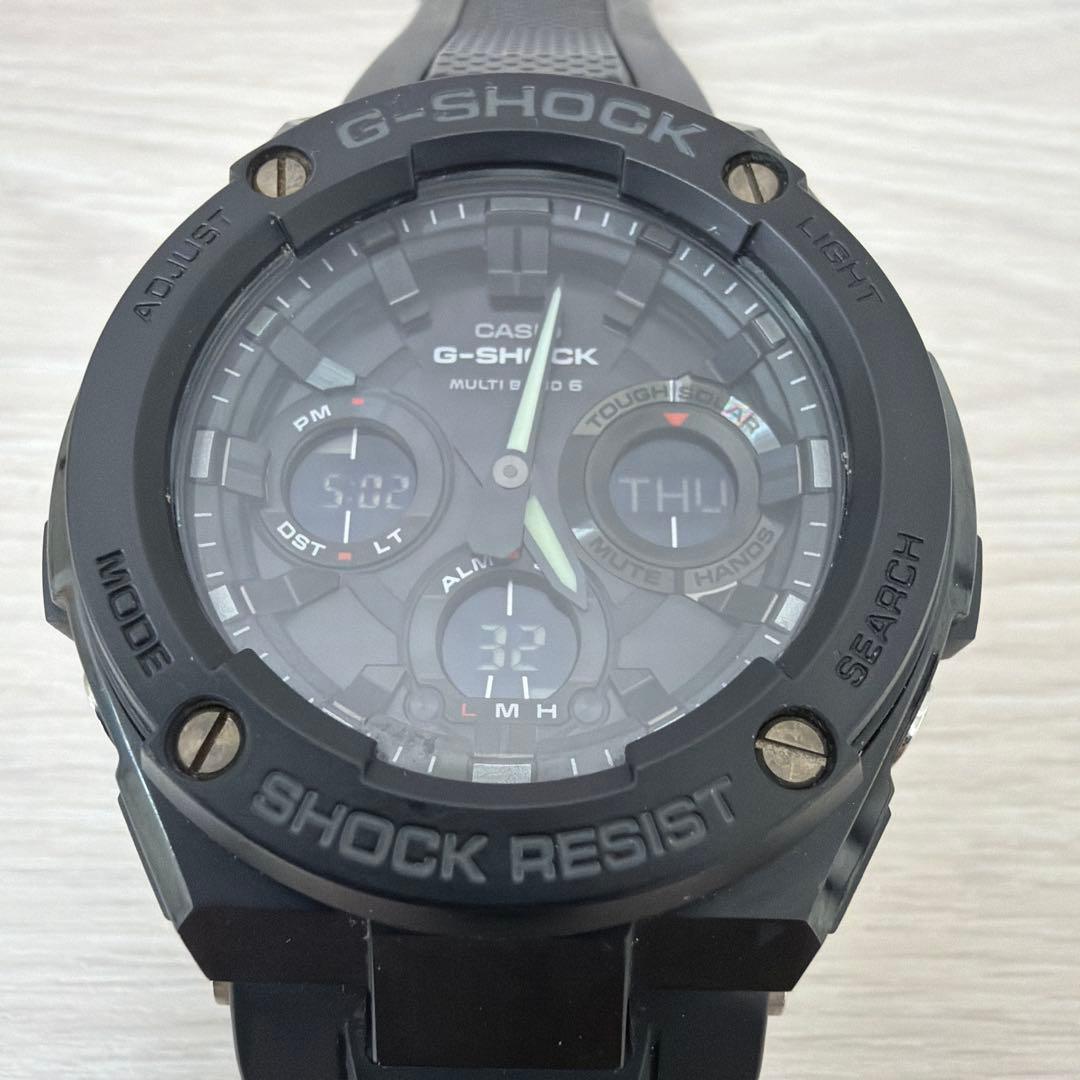 G-SHOCK ブラック GST-W100G ソーラー G-SHOCK 電波 ソーラー 電波時計 ブラック G-STEEL カシオ Gショック G