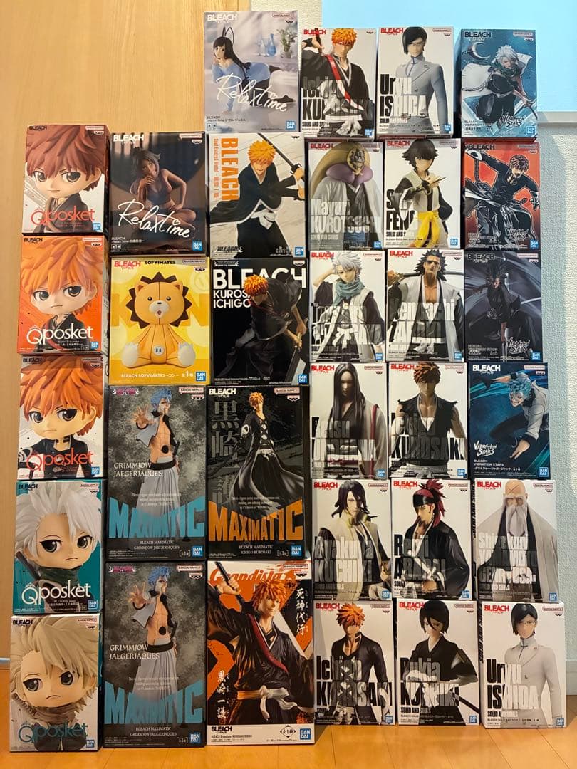 BLEACH ブリーチ　 フィギュア　32個セット Amazon.co.jp: Megahouse-G.E.M.シリーズ ブリーチ 口木白夜 ブリーチ