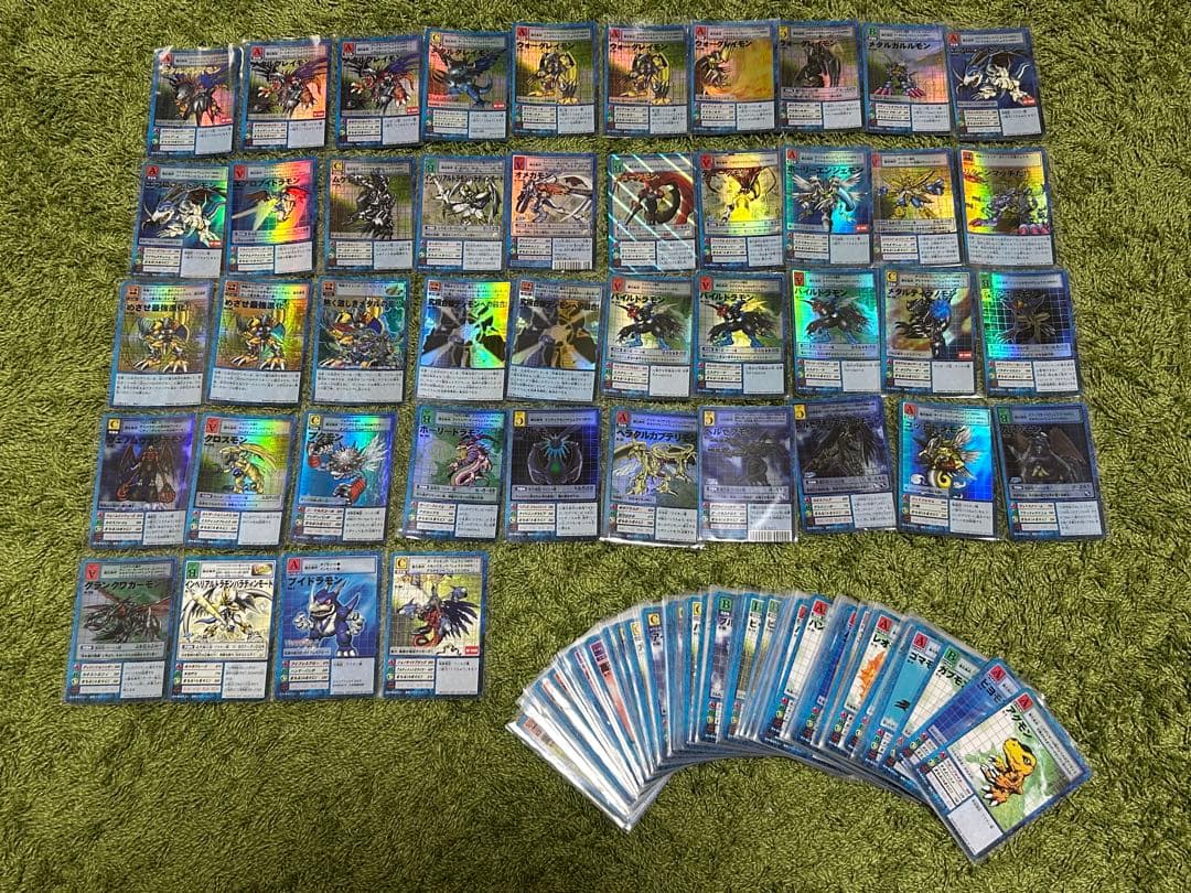 旧デジモンカード126枚まとめ売り（うちホロレア41枚、字レア1枚）