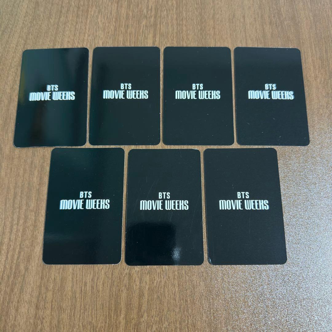 BTS MOVIE WEEKS 映画 韓国 入場特典 トレカ 7枚セット - メルカリ