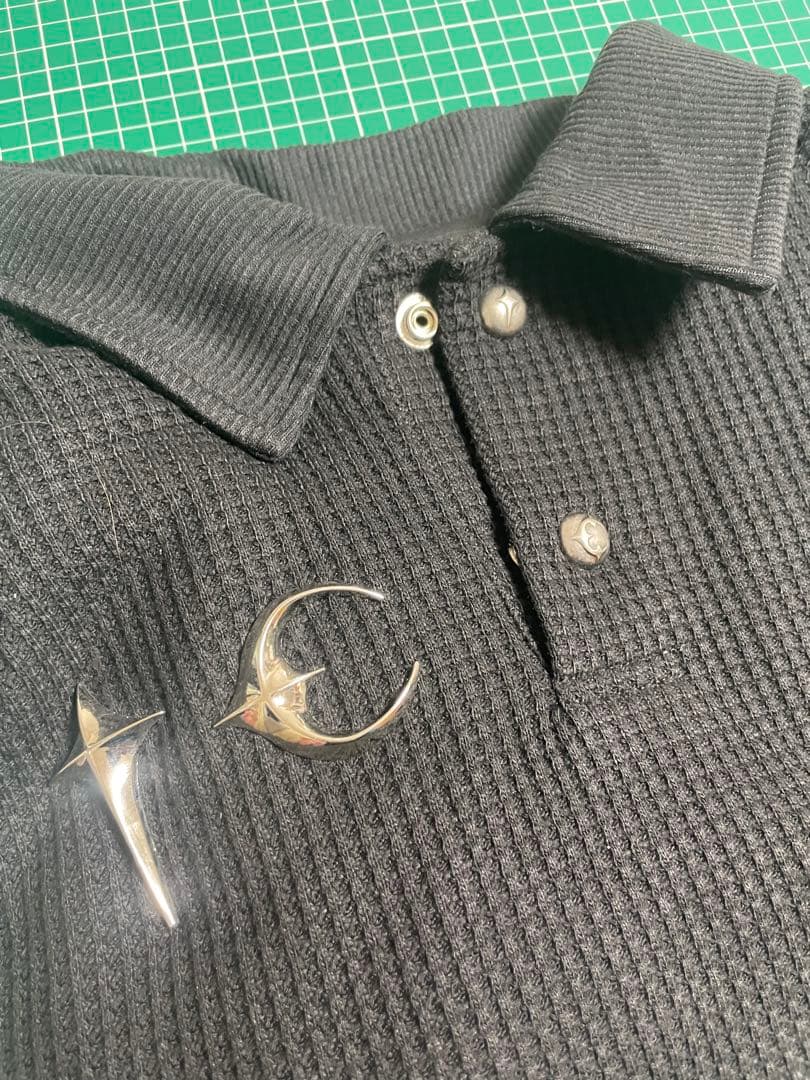 thug club サグクラブ サーマル ニット ワッフル 韓国 y2k 黒 - メルカリ