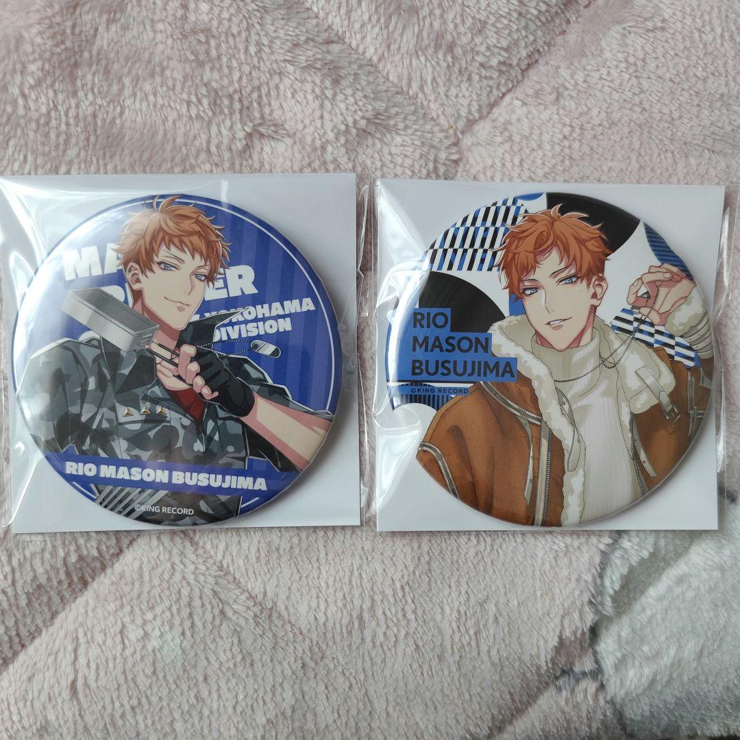 毒島メイソン理鶯 缶バッジ 2点 - メルカリ