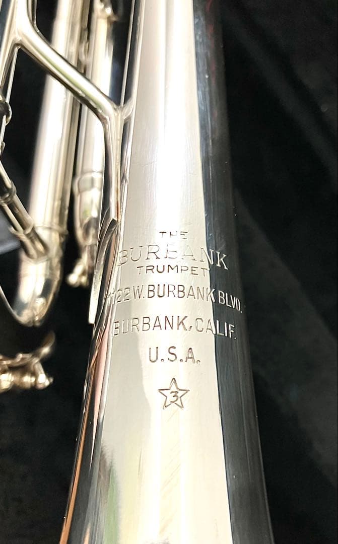 楽器店調整済】 BURBANKバーバンクトランペット 3☆ML カンスタル