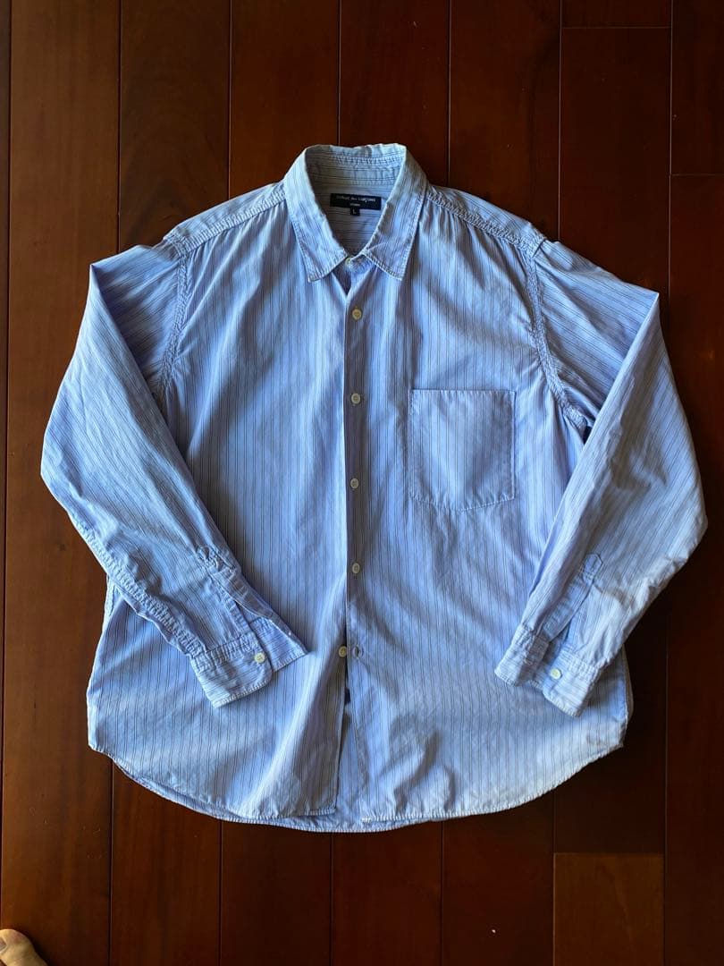 COMME des GARÇONS ストライプ長袖シャツ L