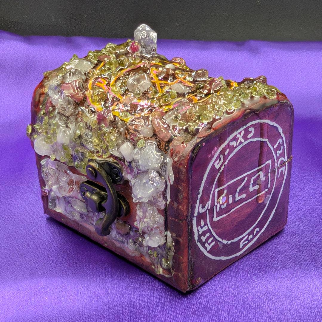 ※1点物『財宝をもたらす不思議な印章とペンタグラムの量子オルゴンBOX』