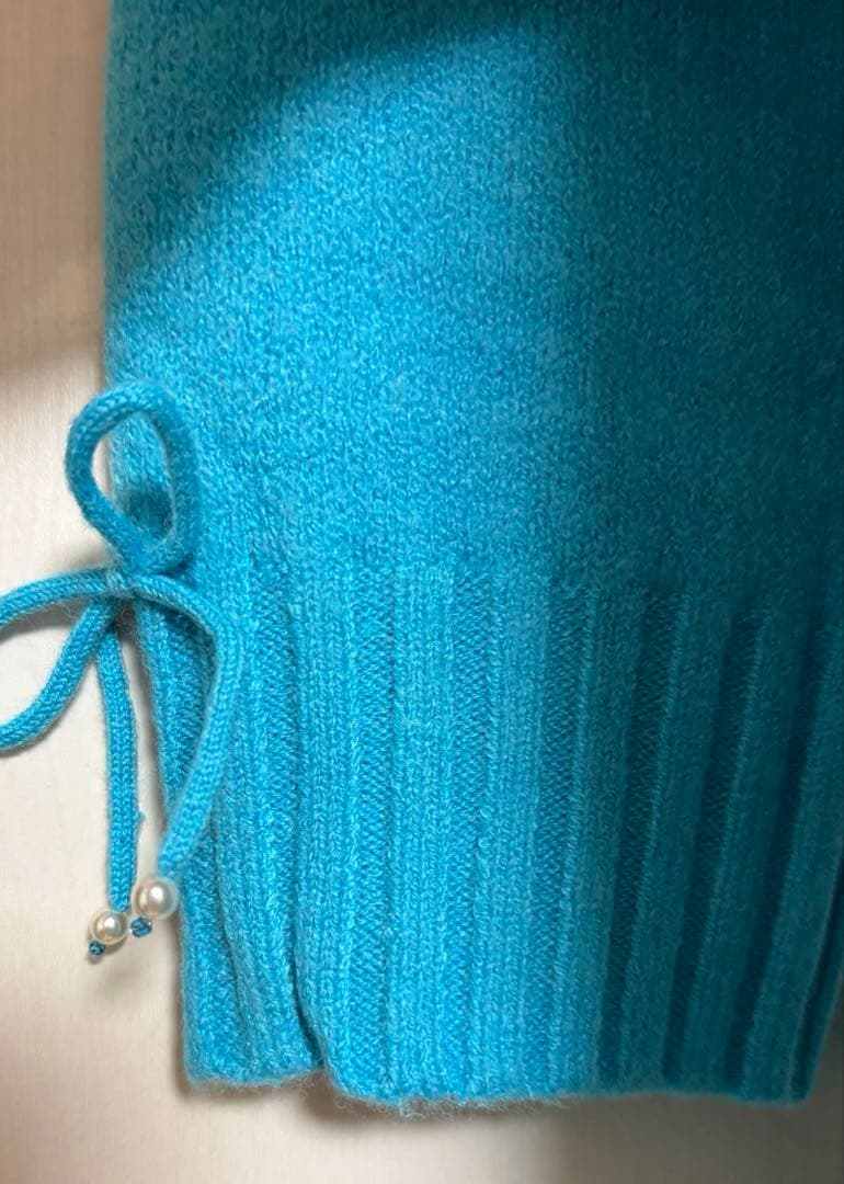 2024AWスーパービューティー 胸元刺しゅう入り ハイネックセーター 44