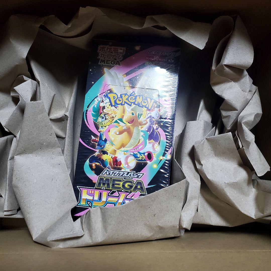 MEGAドリームex シュリンク付き 新品未開封 1box ポケセン産 ポケセン産 シュリンク付 ポケモンカード MEGA ドリーム ex 1box