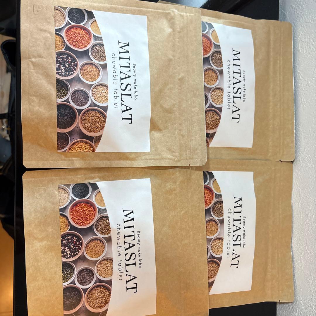 MITASLAT チュアブルタブレット 4袋セット