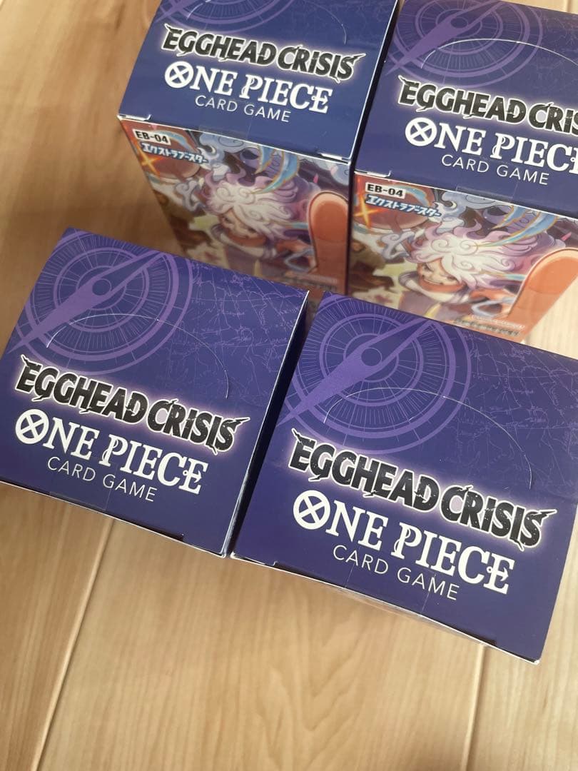 テープ付き未開封】ワンピースカード EGGHEAD CRISIS 4BOX - メルカリ