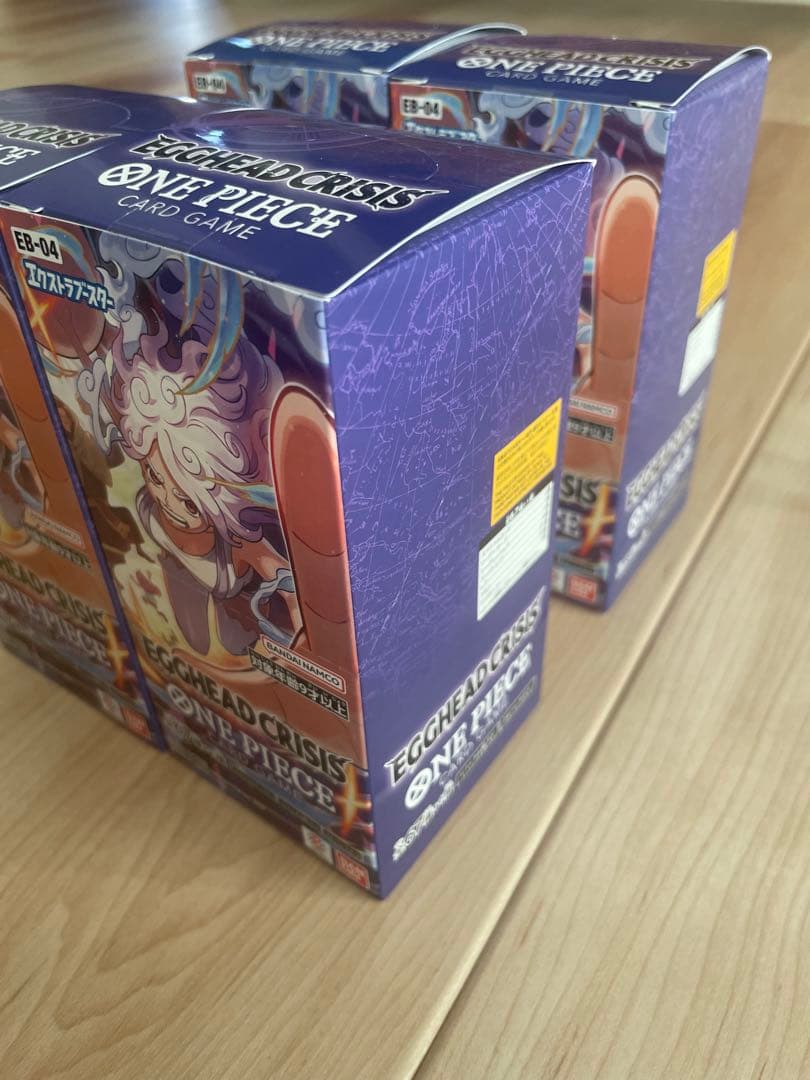 テープ付き未開封】ワンピースカード EGGHEAD CRISIS 4BOX - メルカリ