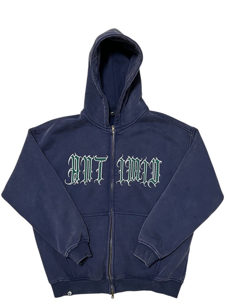 チ*ん様 ANTIMID PIGMENT LOGO ZIP HOODIE ブラッ zip hoodie🦇 @antimid_official 今日ついに再販です！ . . #cityboy