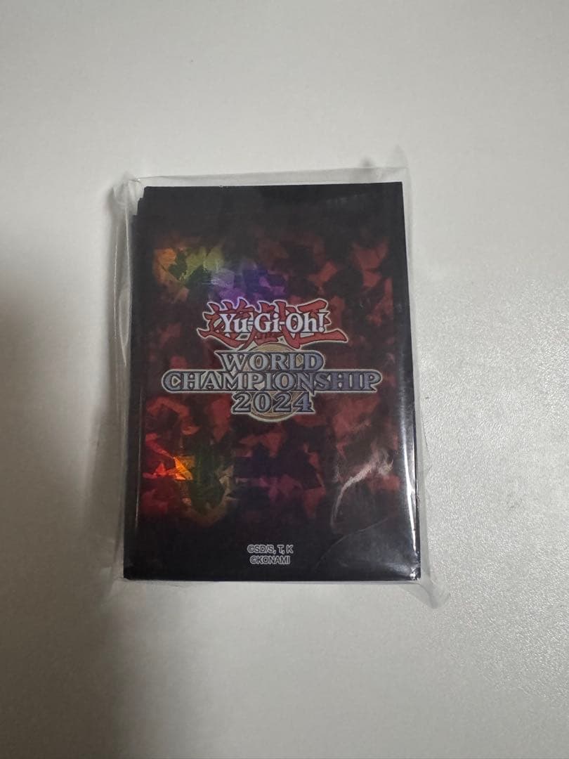 遊戯王 WCS2024 スリーブ 未開封 赤　yu-gi-oh 100枚 スリーブ『WCQ2025赤』100枚入り【-】{-}《スリーブ》