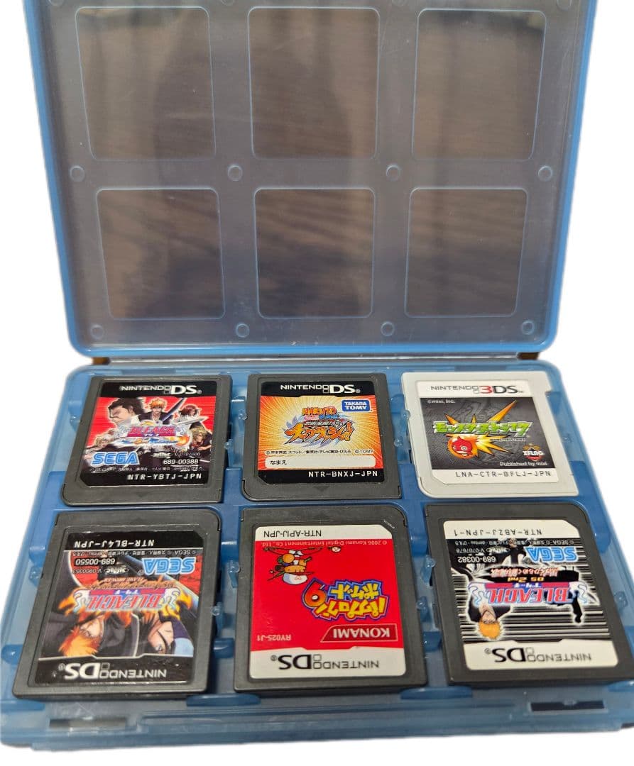 ニンテンドーDS ゲームソフトセット まとめ売り ケース(ブルー)付き