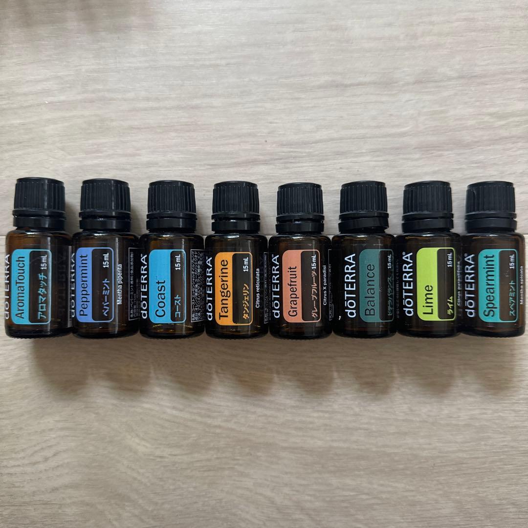 doTERRA ドテラ エッセンシャルオイル まとめ売り 8本