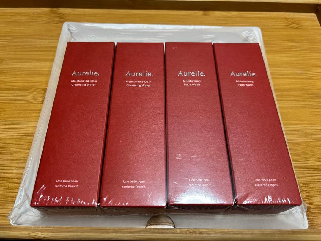 Aurelie モイスチャライジングオイルクレンジングウォーター 4本セット