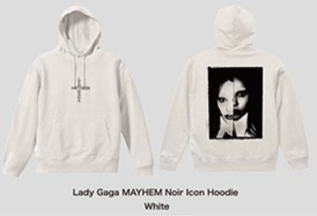 LADY GAGA MAYHEM ポップアップ限定 フーディー 白M