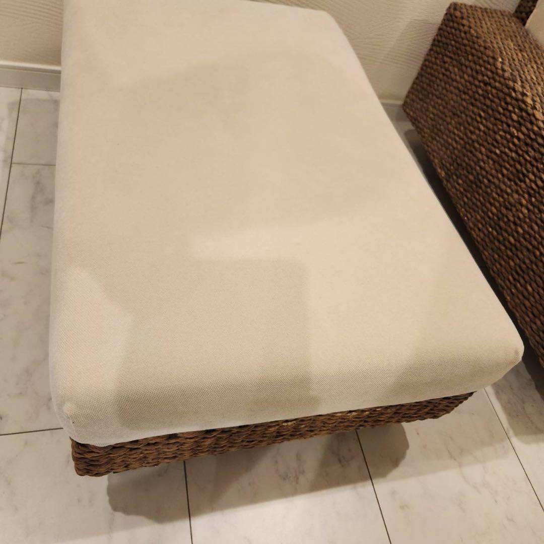 a.flat ケイ・ローソファ (ヒヤシンス) オットマン スツール