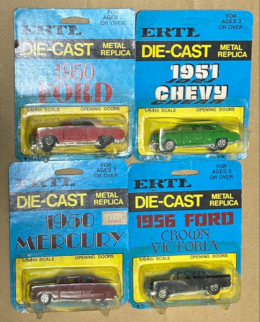 1/64 ERTL ダイキャストモデル 4台セット 1/64 4台セット プレミアム コレクターセット ホットウィール Hot
