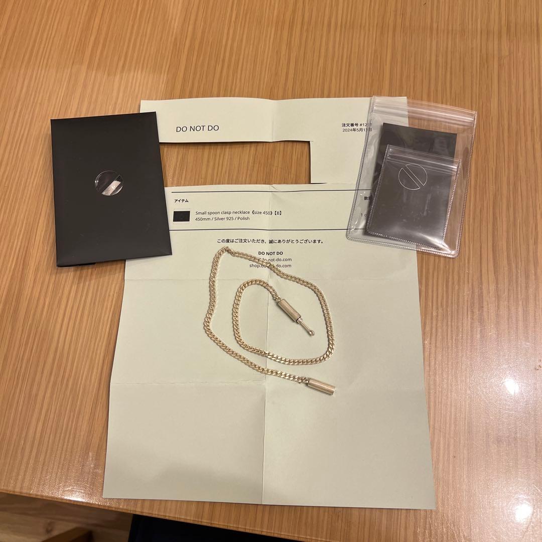 donotdo スプーンクラスプネックレス 450mm シルバー925 シルバー925】スプーン & フォーク ネックレス | Q-pot. ONLINE SHOP