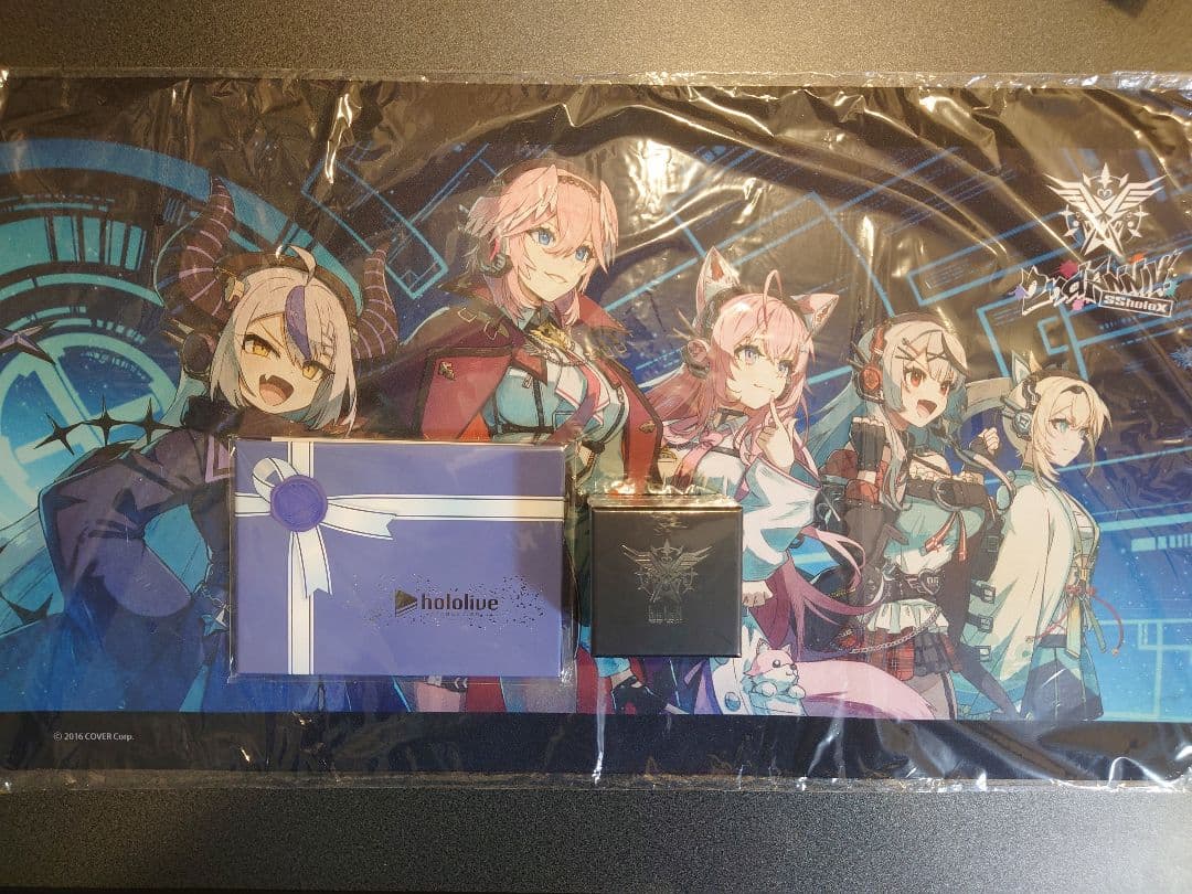 hololive ラバーマット、モチーフキーホルダー、ブロマイドケース
