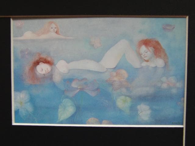 レオノール・フィニ「沐浴する女たち」、希少画集より、状態良好