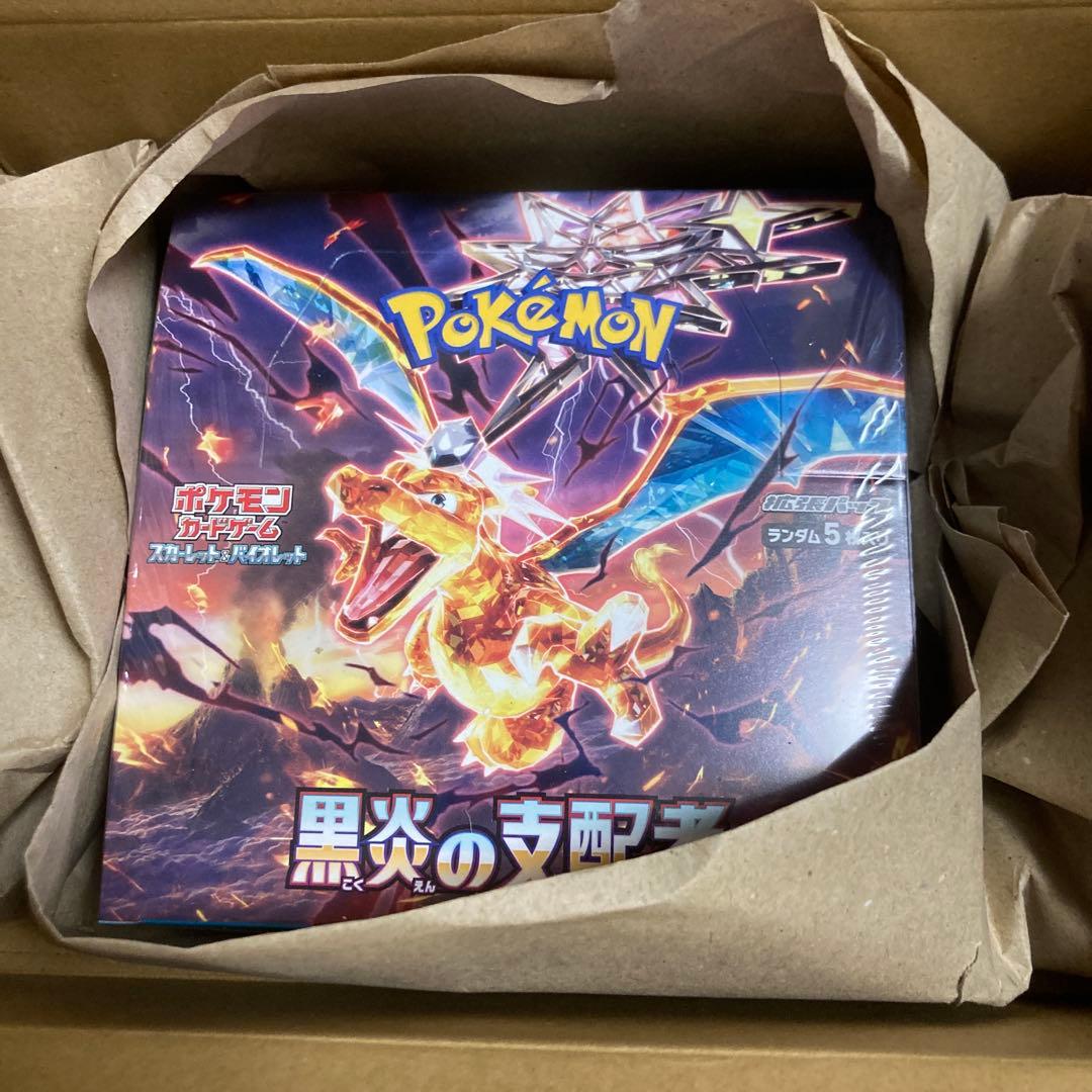ポケモン⭐️黒炎の支配者⭐️1BOX⭐️シュリンク付き⭐️新品未開封 未開封 新品 シュリンクなし 黒炎の支配者 1box 30パック ポケモン