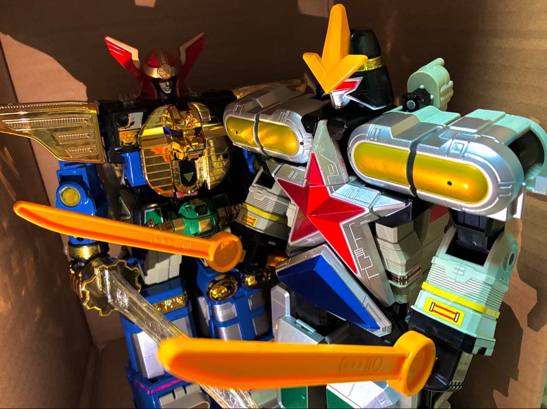 超力戦隊オーレンジャー　オーレンジャーロボ　オーブロッカー　2体セット 超力戦隊 オーレンジャー 超重合体 DXオーブロッカー】ヲタファの戦隊