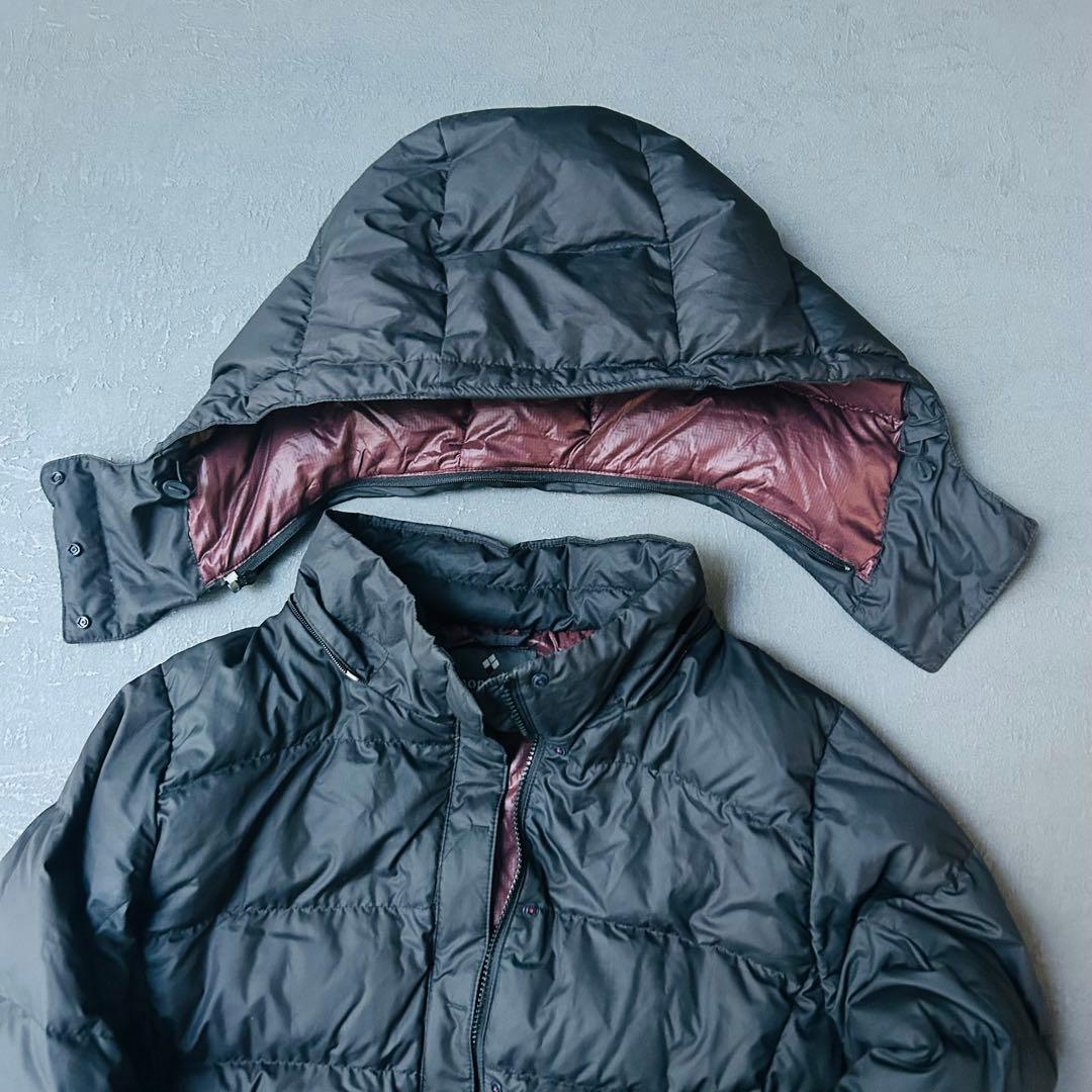 モンベル✴︎＊トラベルダウンコート 黒 L 軽量の通販｜market
