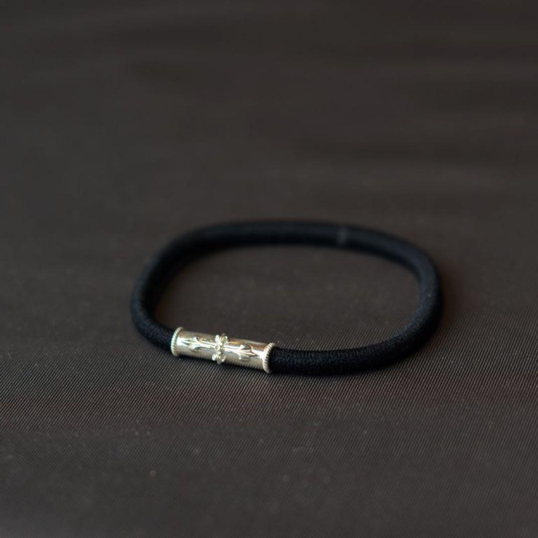 BACKLASH ブレスレット ヘアゴム シューコードSILVER925