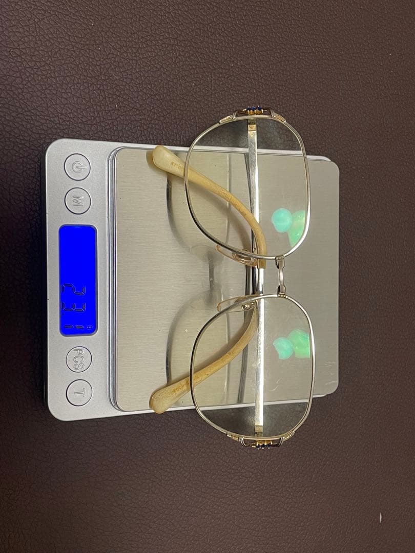 K18金使用 メガネ 23.2g