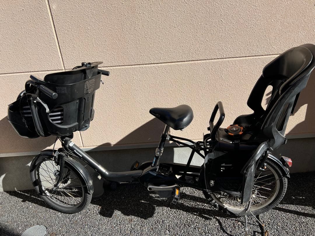 【直接引渡】パナソニック 電動アシスト自転車 チャイルドシート付き ３人乗り