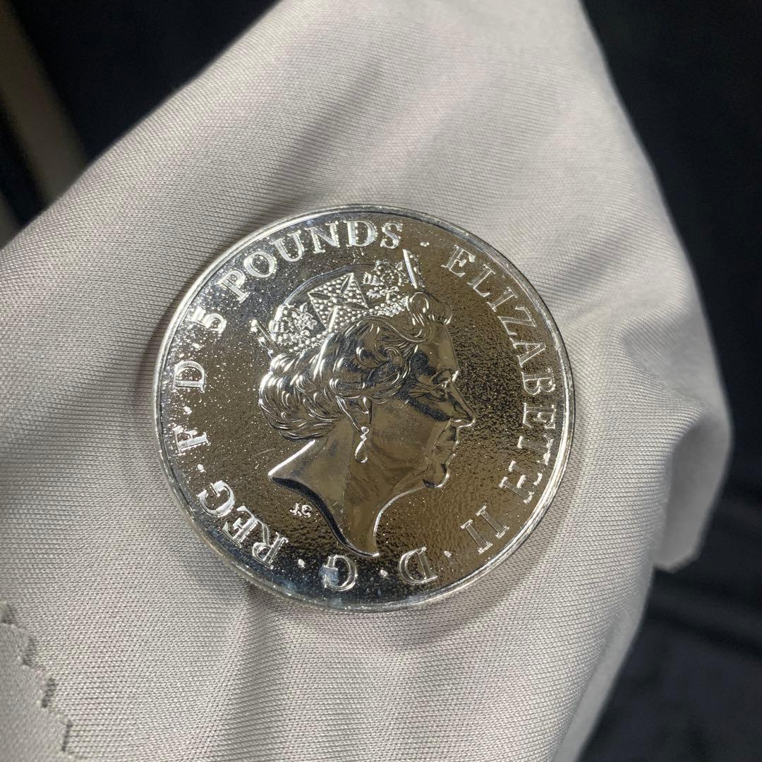 純銀貨 2オンス クイーンズビースト 2016 ライオン・イングランド M2