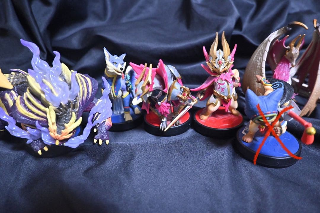amiibo アミーボ モンスターハンター 5体セット