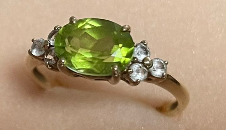 K10 ペリドット　リング