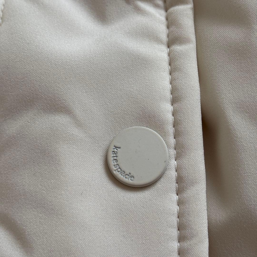 Kate Spadeケイトスペード フード付きロングダウンジャケットホワイト