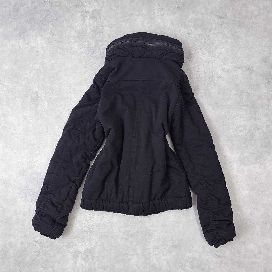 00s Y2K ギミック ハイネック中綿ジャケット 平成ギャル テック