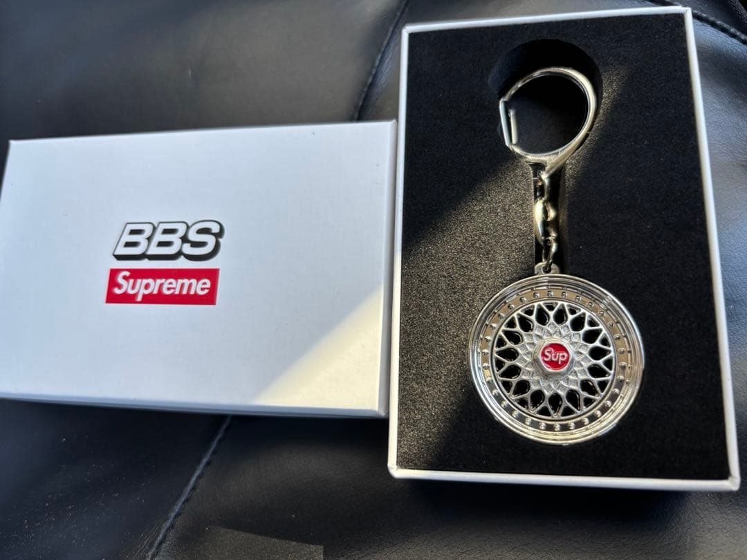 小物 Supreme BBS RS Rim Keychain Chrome