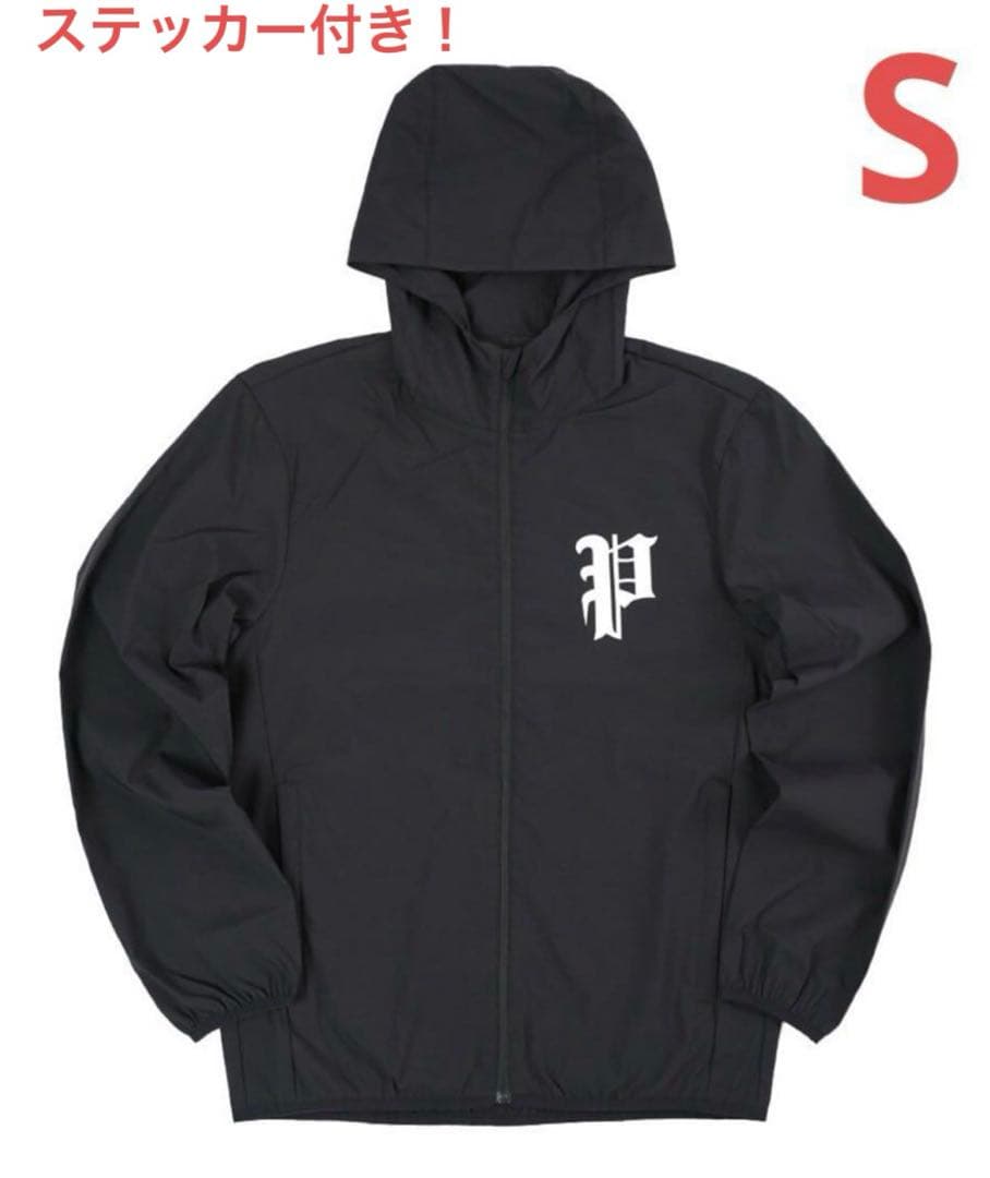 レア ファットランク PHATRNK ナイロンジャケット ジップ パーカー S黒