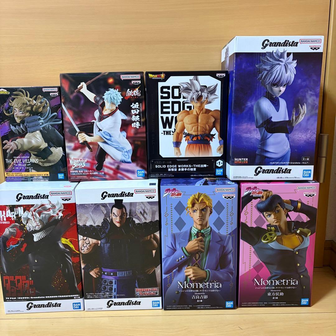 フィギュアまとめ売り　王騎　東方仗助　吉良吉影　孫悟空　キルア　坂田銀時