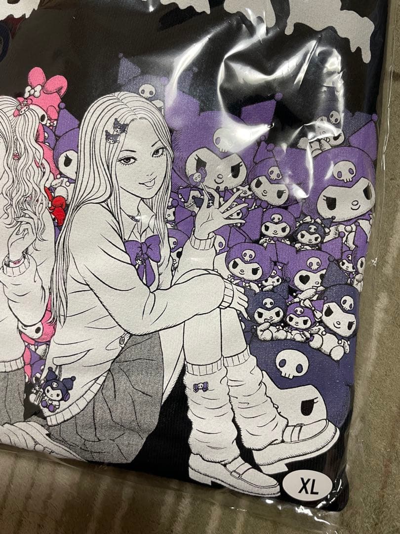 伊藤潤二 サンリオ ジップパーカー ギャル富江・マイメロディ＆クロミ