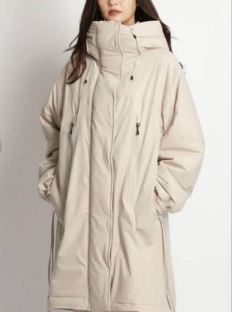 FRAY I.D モンスターパーカーコートPiena 2wayフード - ジャケット