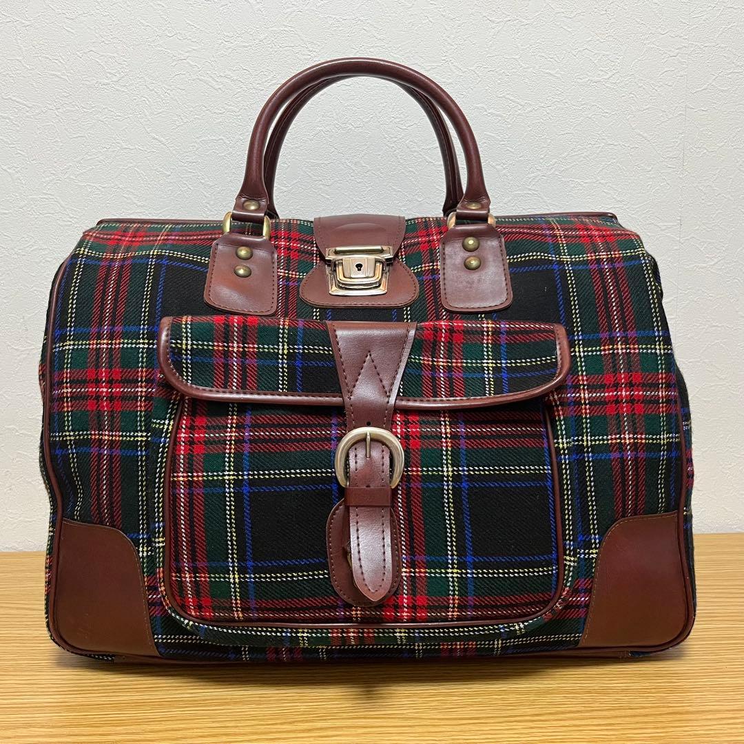 超希少】吉田カバン ポーター タータンチェック ボストンバッグ 初期